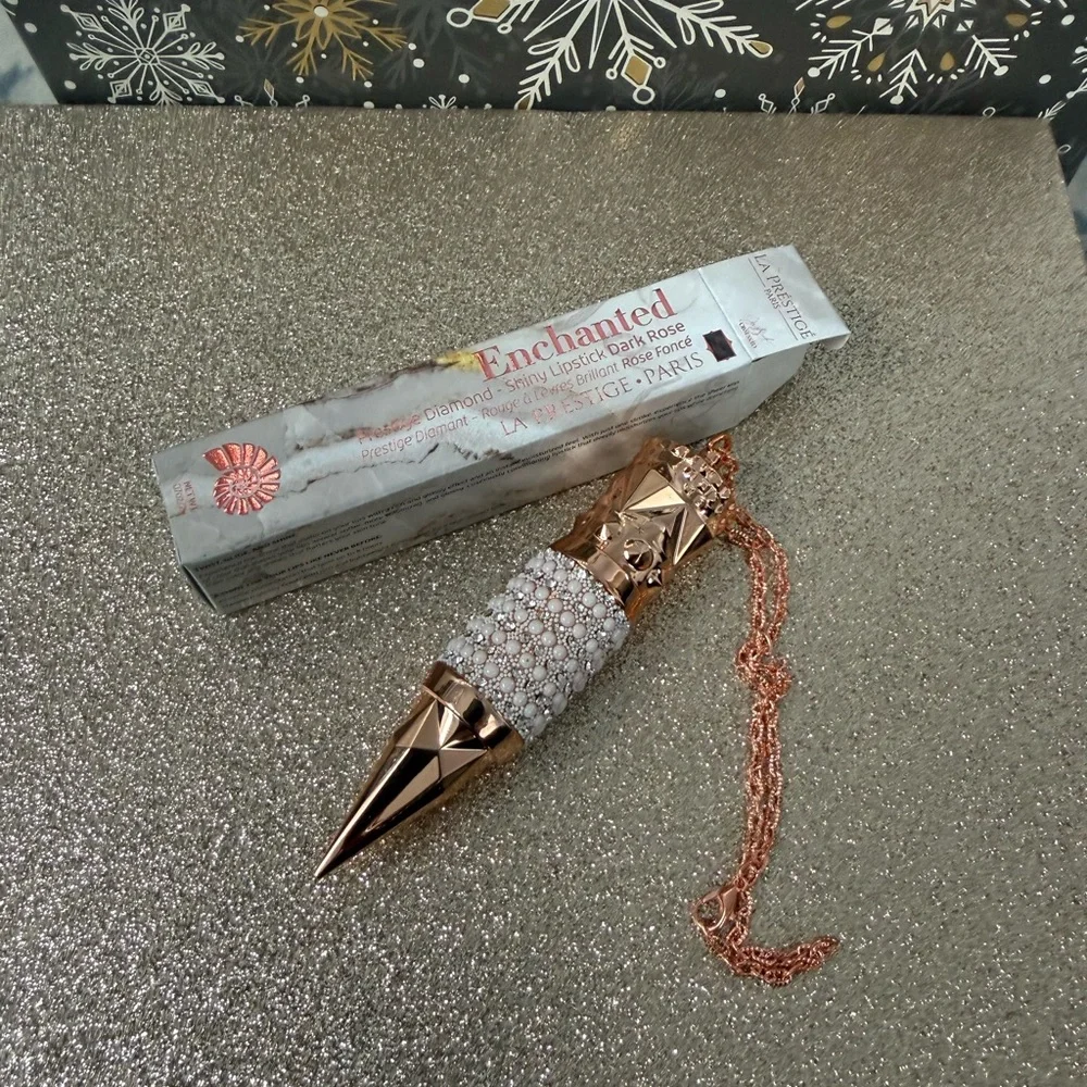 *NEW*Dark Rose*Enchanted Diamond* - Shiny Lipstick Dark Rose